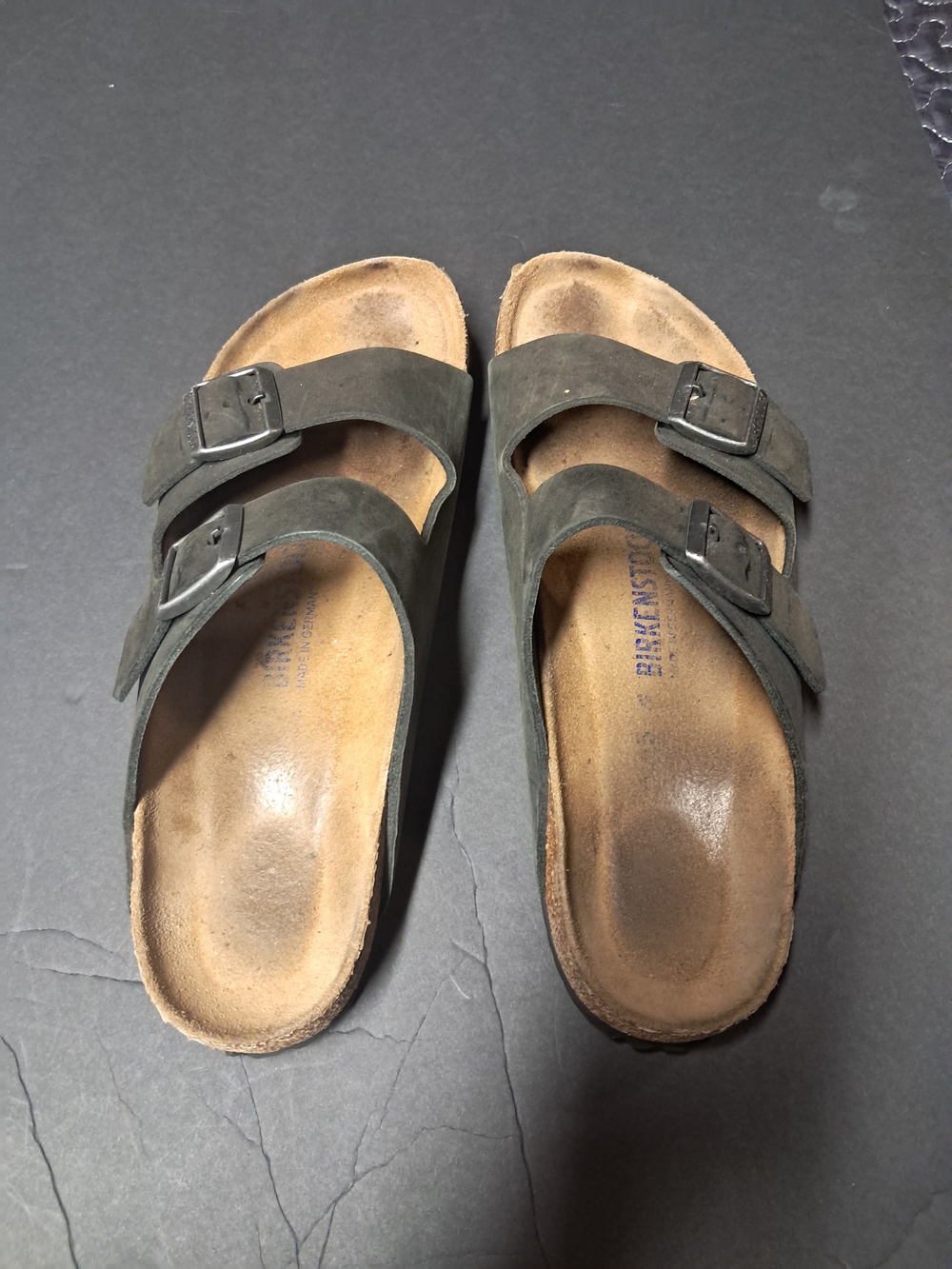 Birkenstock Arizona Men's Double Strap Sandals in Black